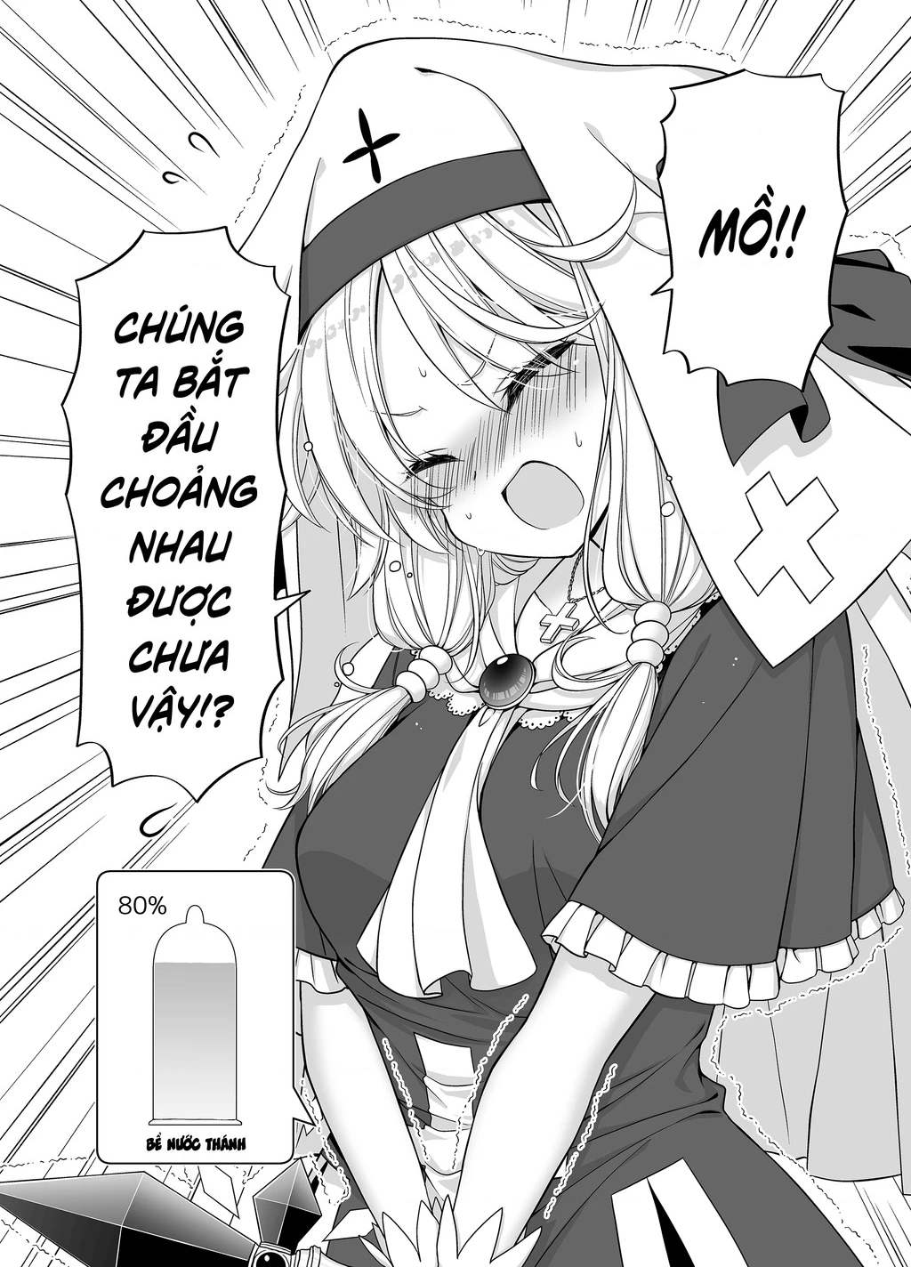 Healer-Chan Bỗng Dưng Mắc Ấy Ngay Trong Lúc Đại Chiến Với Ma Vương Chapter 2 - 5