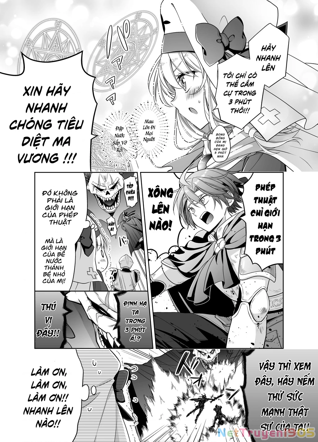 Healer-Chan Bỗng Dưng Mắc Ấy Ngay Trong Lúc Đại Chiến Với Ma Vương Chapter 3 - 3