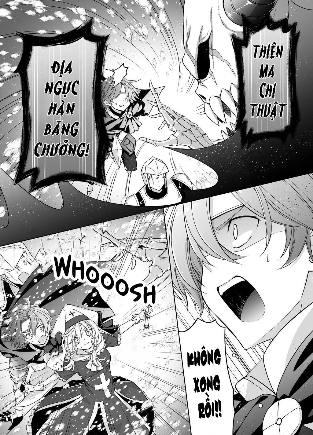 Healer-Chan Bỗng Dưng Mắc Ấy Ngay Trong Lúc Đại Chiến Với Ma Vương Chapter 4 - 3