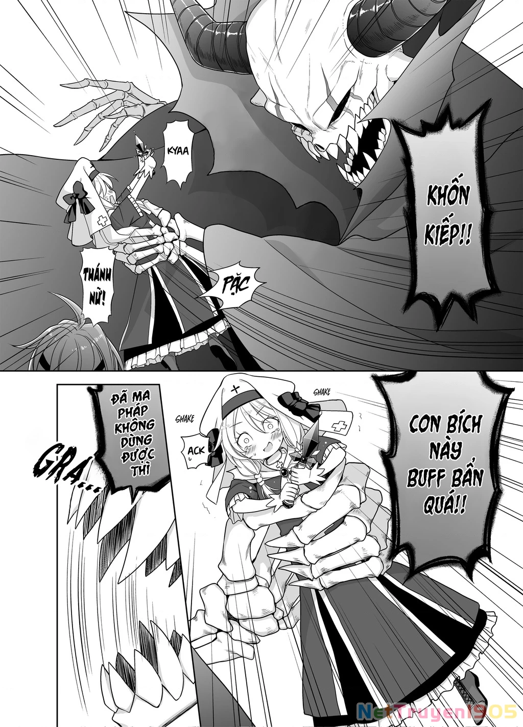 Healer-Chan Bỗng Dưng Mắc Ấy Ngay Trong Lúc Đại Chiến Với Ma Vương Chapter 5 - 3