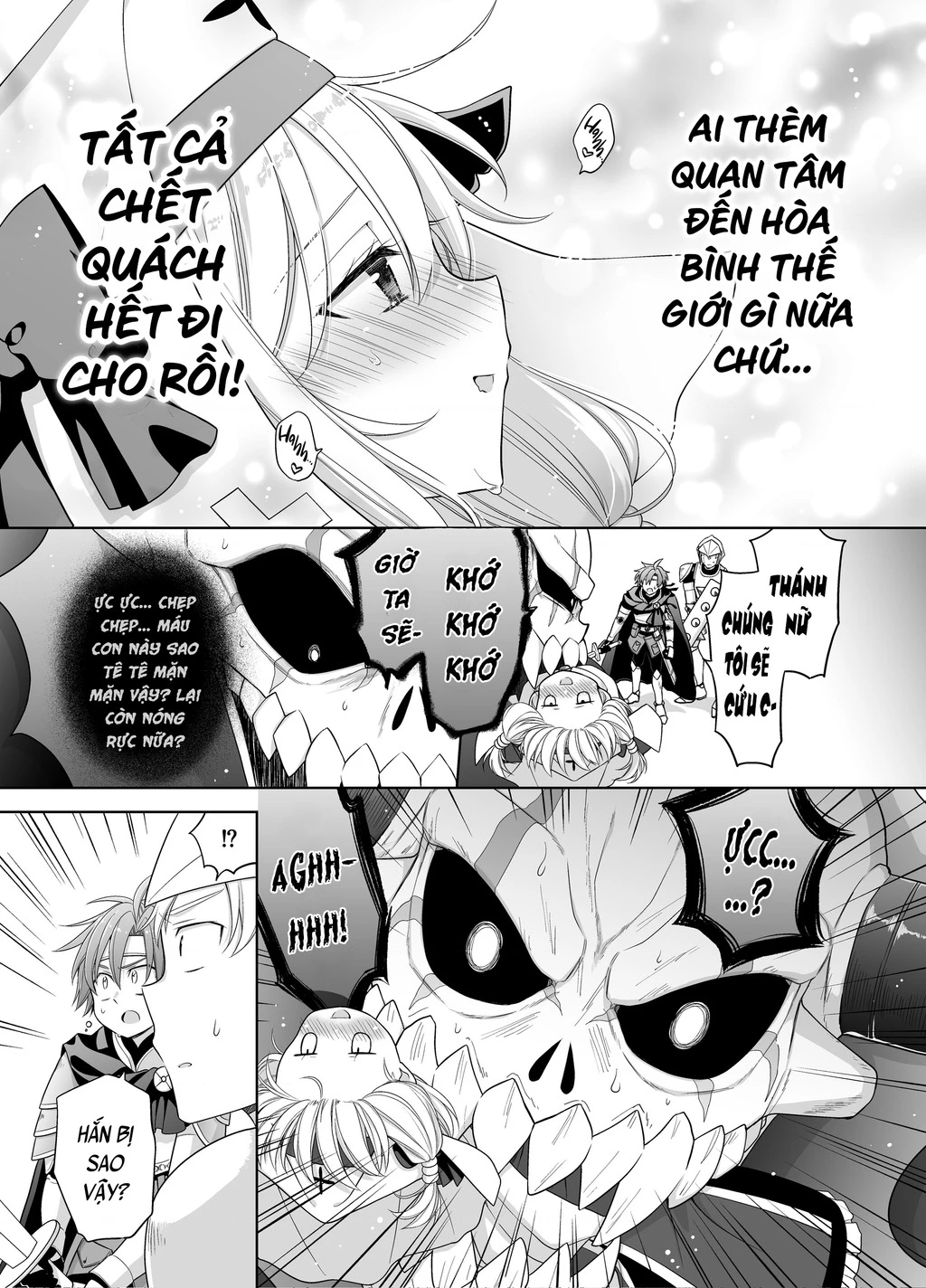 Healer-Chan Bỗng Dưng Mắc Ấy Ngay Trong Lúc Đại Chiến Với Ma Vương Chapter 6 - 4
