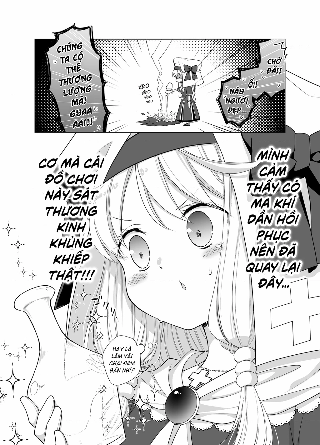 Healer-Chan Bỗng Dưng Mắc Ấy Ngay Trong Lúc Đại Chiến Với Ma Vương Chapter 8 - 4