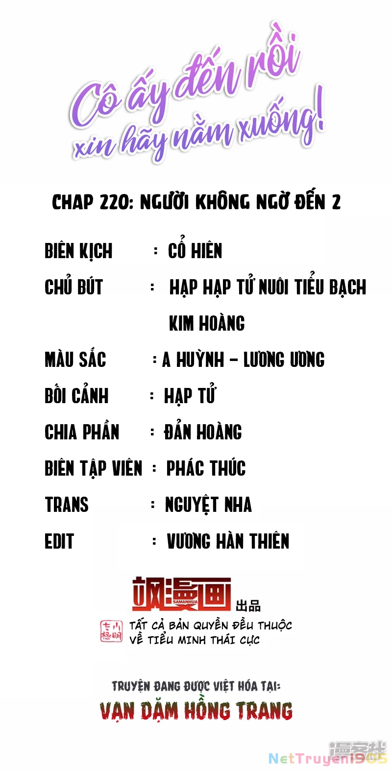 Cô ấy đến rồi, xin hãy nằm xuống! Chapter 220 - 2