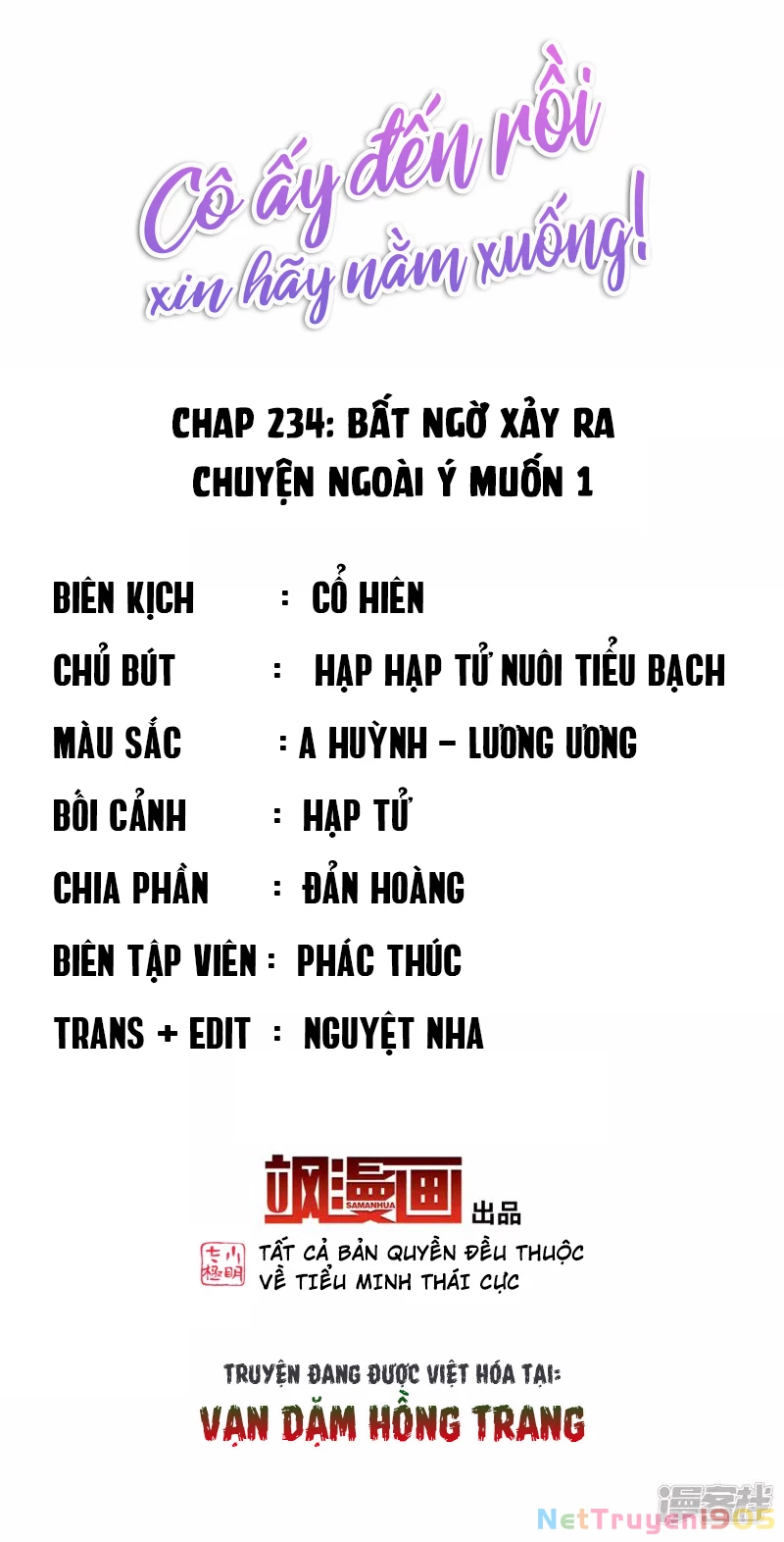 Cô ấy đến rồi, xin hãy nằm xuống! Chapter 234 - 2