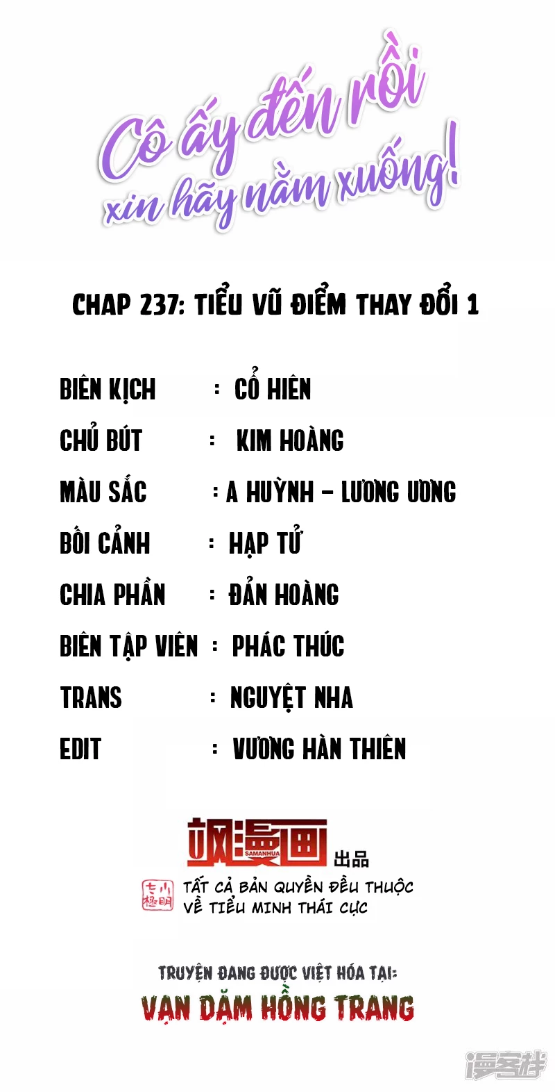 Cô ấy đến rồi, xin hãy nằm xuống! Chapter 237 - 2