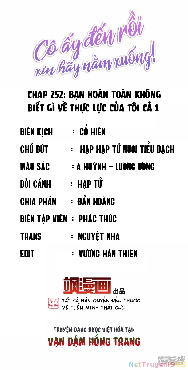Cô ấy đến rồi, xin hãy nằm xuống! Chapter 252 - 2