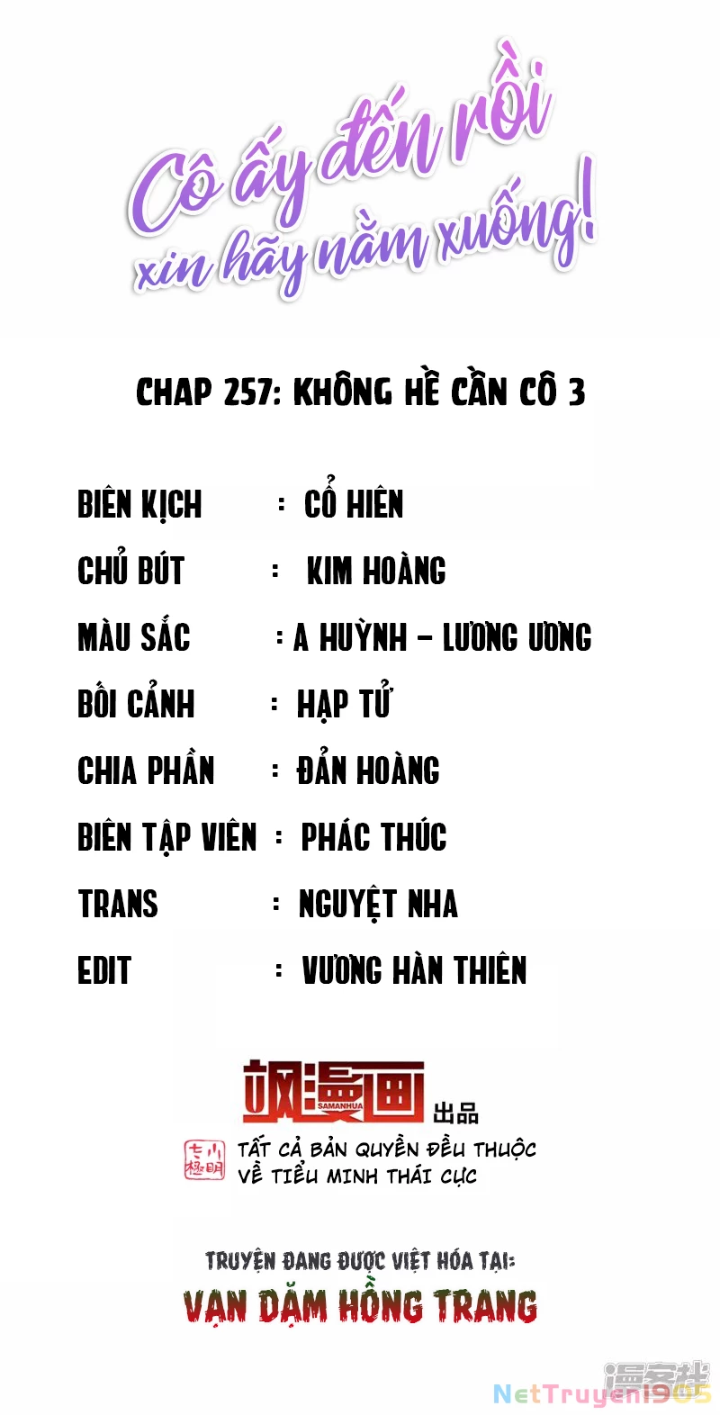 Cô ấy đến rồi, xin hãy nằm xuống! Chapter 257 - 2