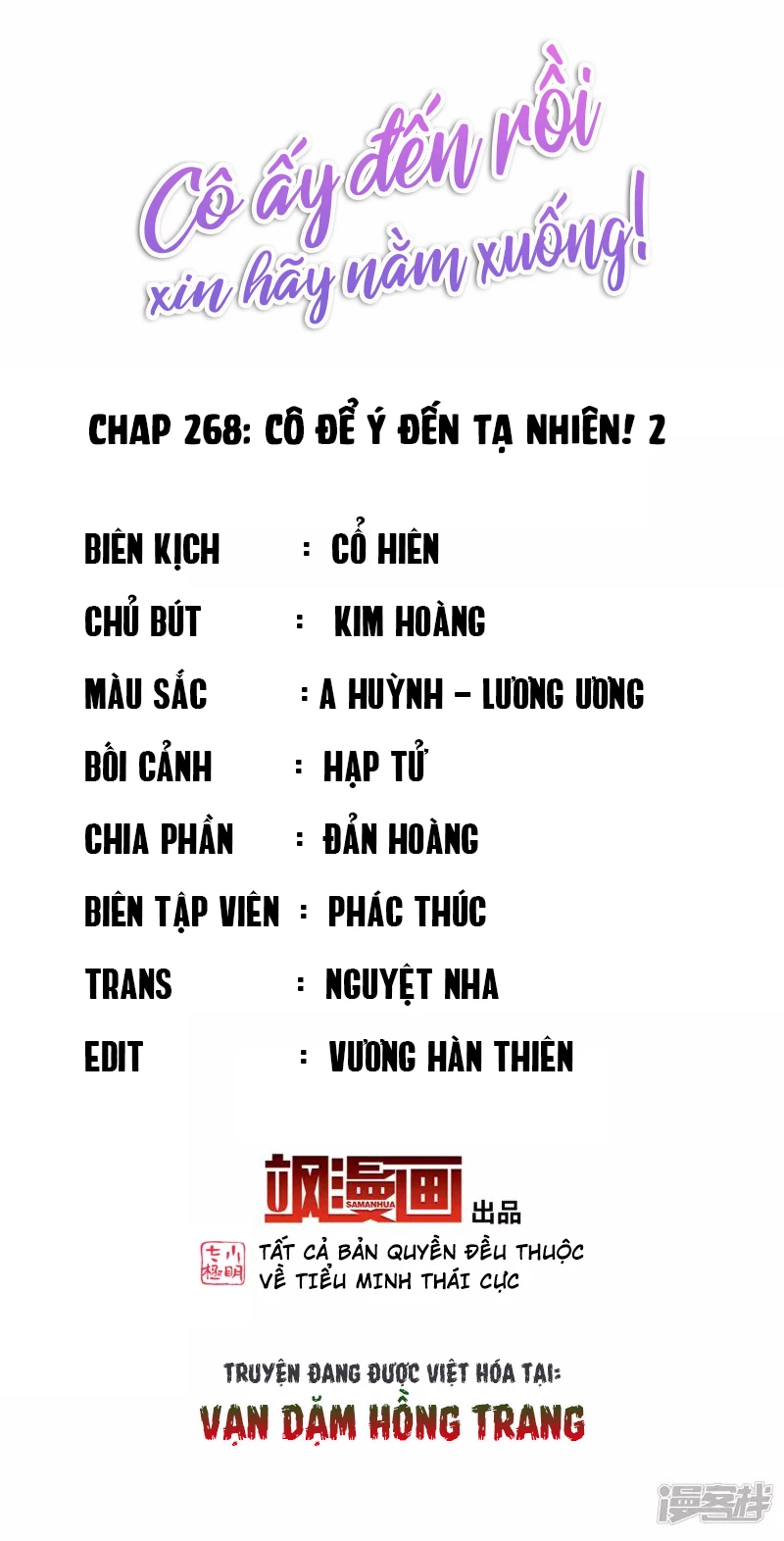 Cô ấy đến rồi, xin hãy nằm xuống! Chapter 268 - 2