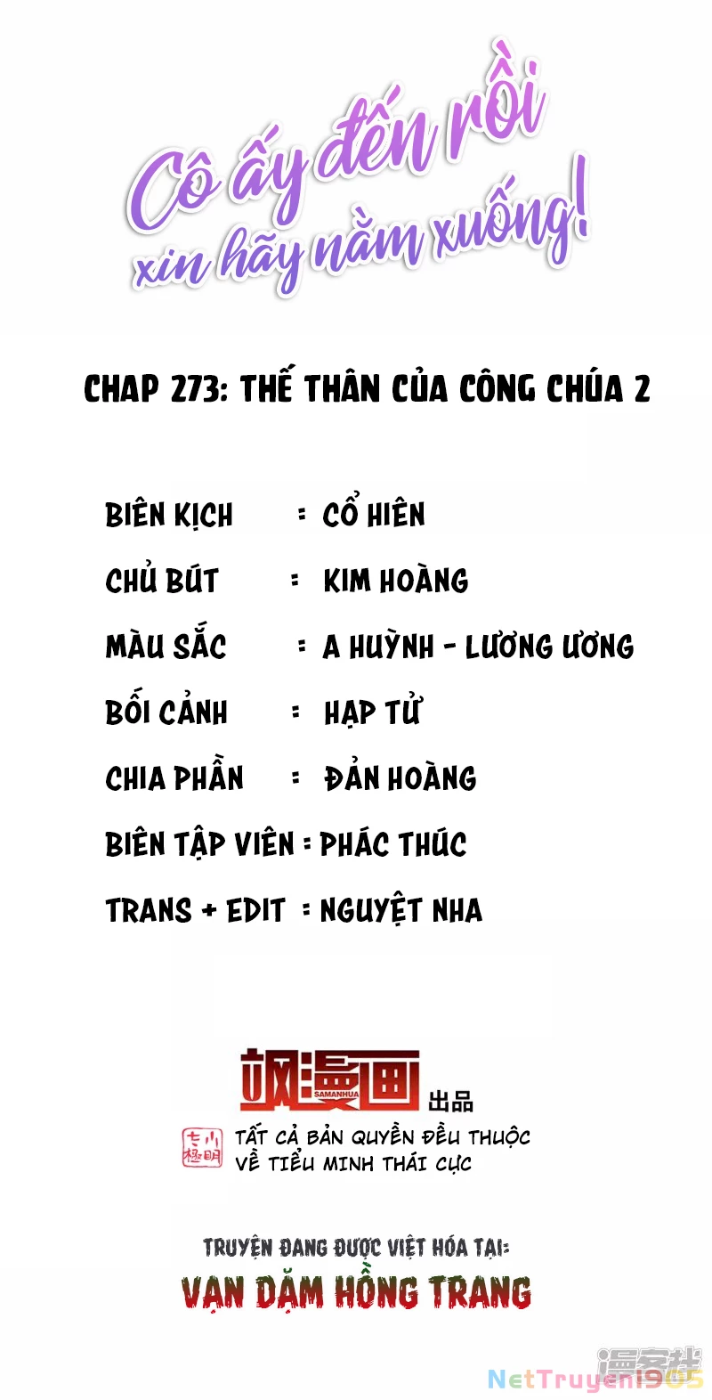 Cô ấy đến rồi, xin hãy nằm xuống! Chapter 273 - 2