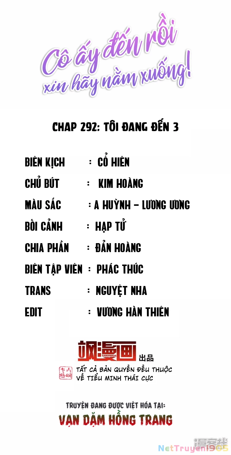 Cô ấy đến rồi, xin hãy nằm xuống! Chapter 292 - 2