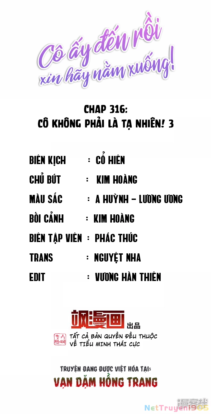 Cô ấy đến rồi, xin hãy nằm xuống! Chapter 316 - 2
