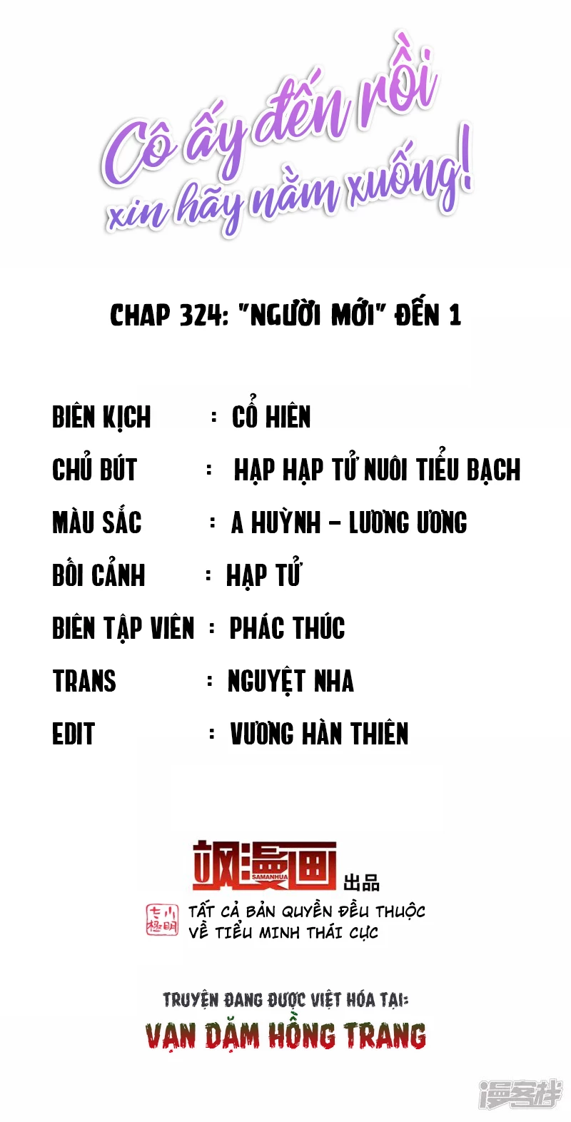 Cô ấy đến rồi, xin hãy nằm xuống! Chapter 324 - 2