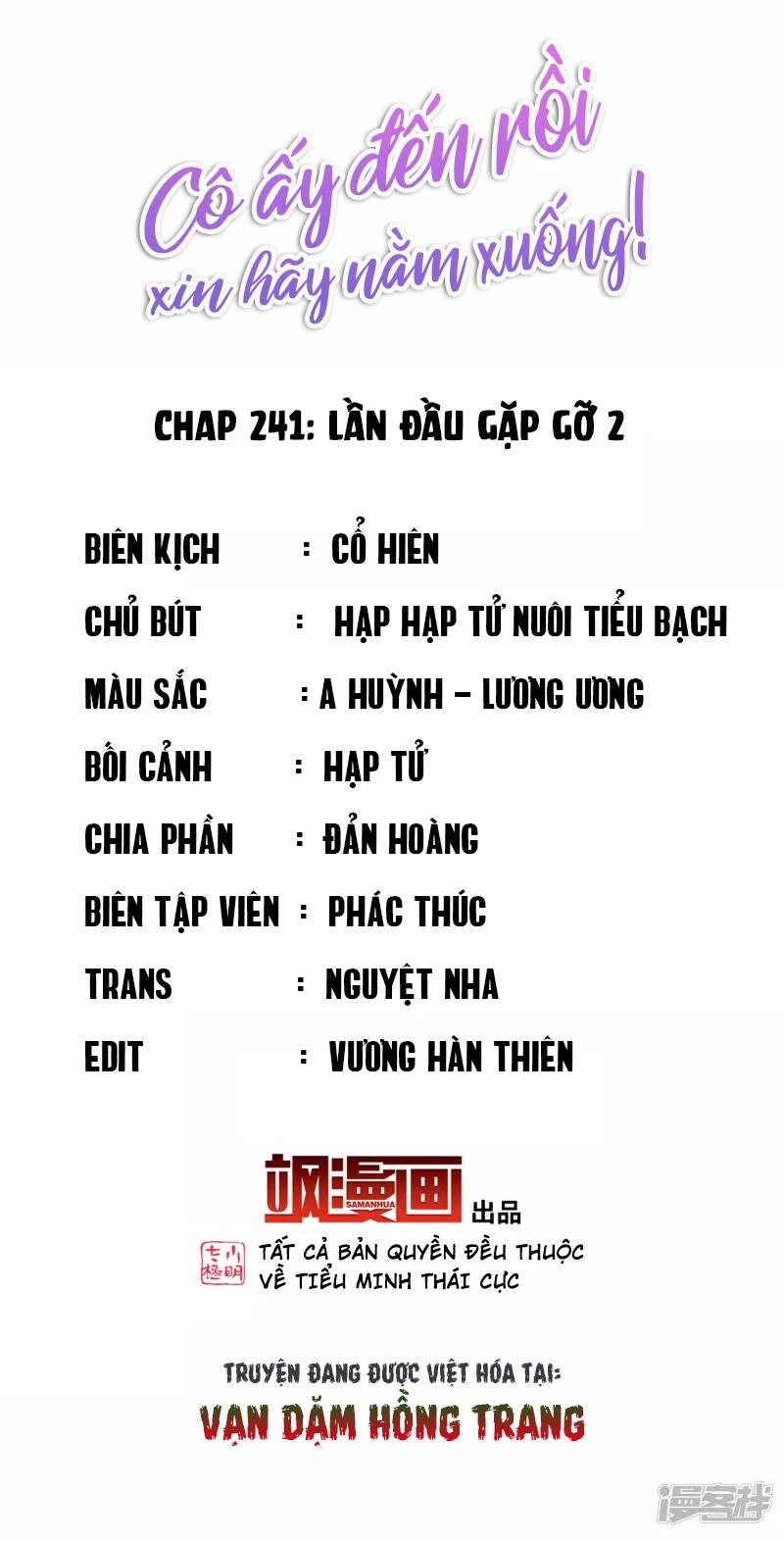 Cô ấy đến rồi, xin hãy nằm xuống! Chapter 241 - 2