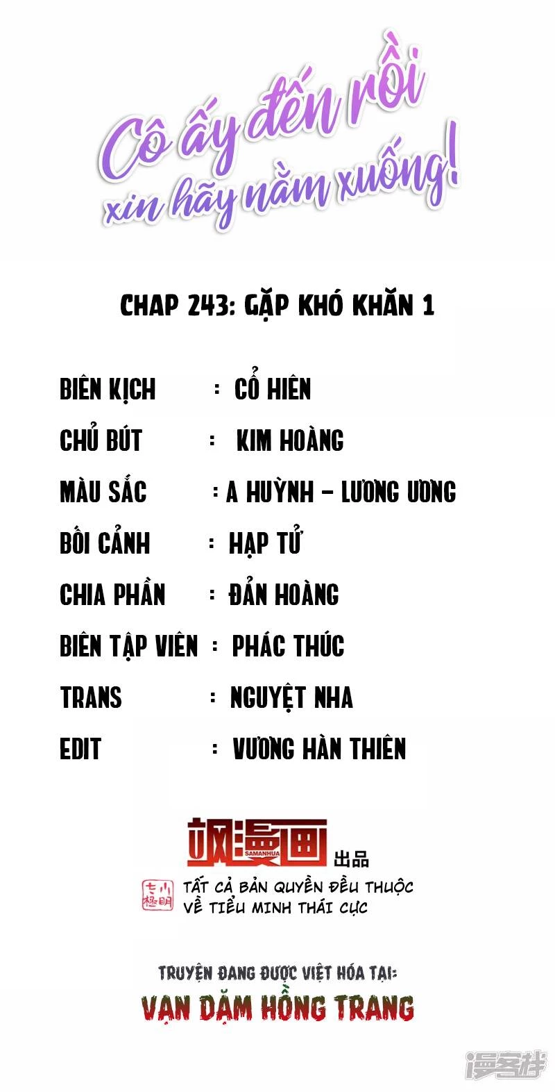 Cô ấy đến rồi, xin hãy nằm xuống! Chapter 243 - 2