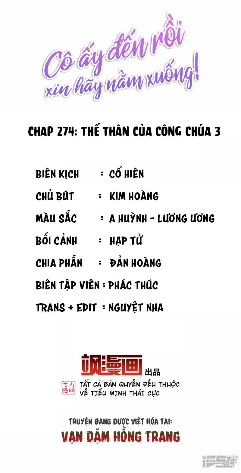 Cô ấy đến rồi, xin hãy nằm xuống! Chapter 274 - 2