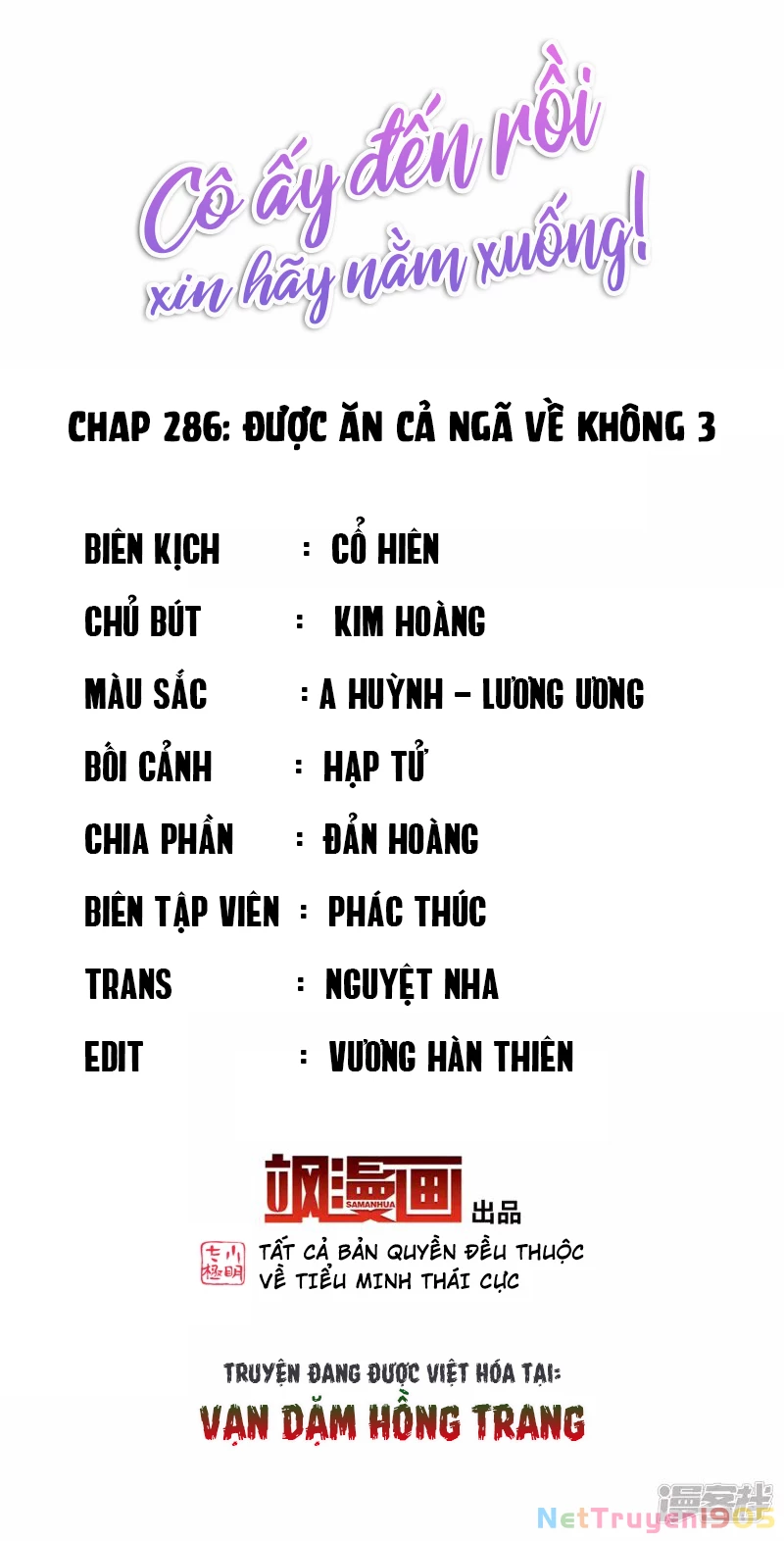 Cô ấy đến rồi, xin hãy nằm xuống! Chapter 286 - 2