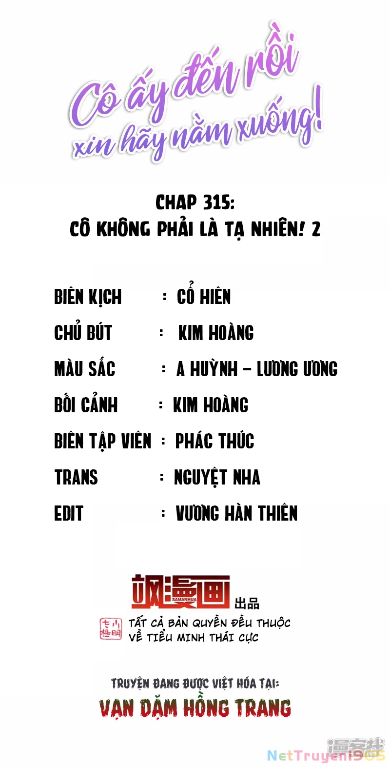 Cô ấy đến rồi, xin hãy nằm xuống! Chapter 315 - 2