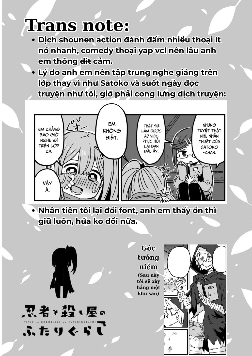 Cuộc Sống Chung Nhà Của Ninja Và Sát Thủ Chapter 8 - 17