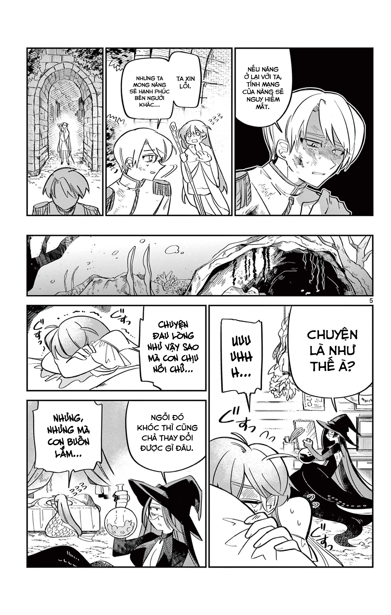 Công chúa người cá không bao giờ bỏ cuộc một giờ trước Oneshot - 5