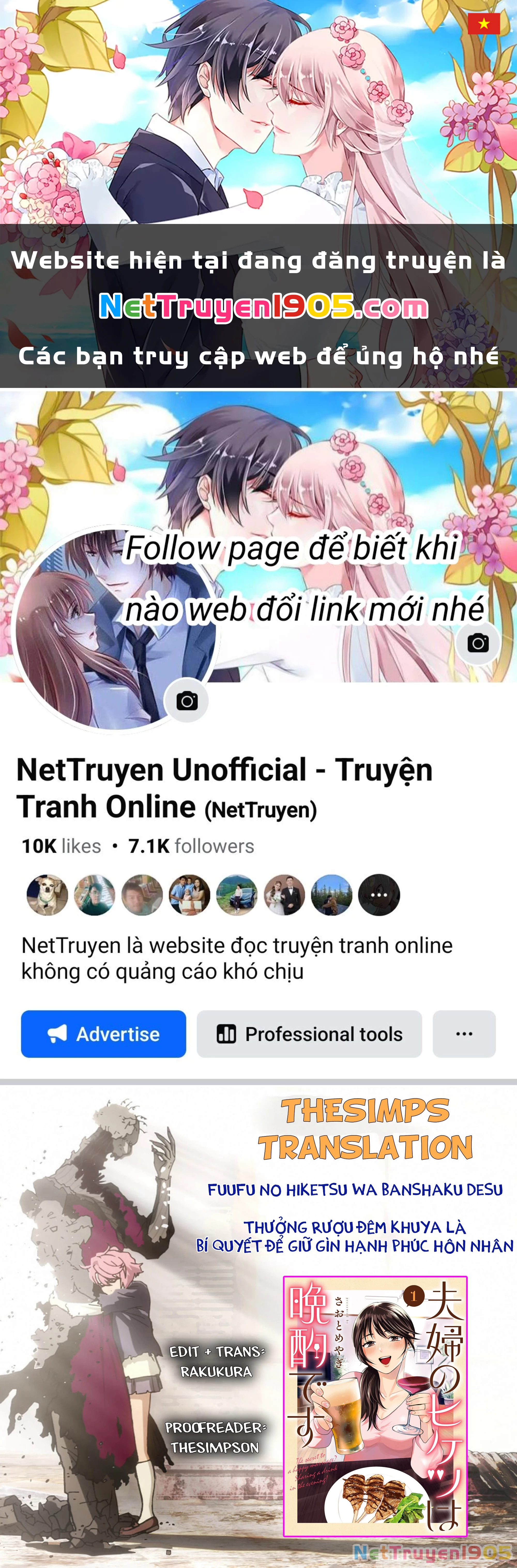 Thưởng rượu đêm khuya là bí quyết để giữ gìn hạnh phúc hôn nhân. Chapter 3 - 1