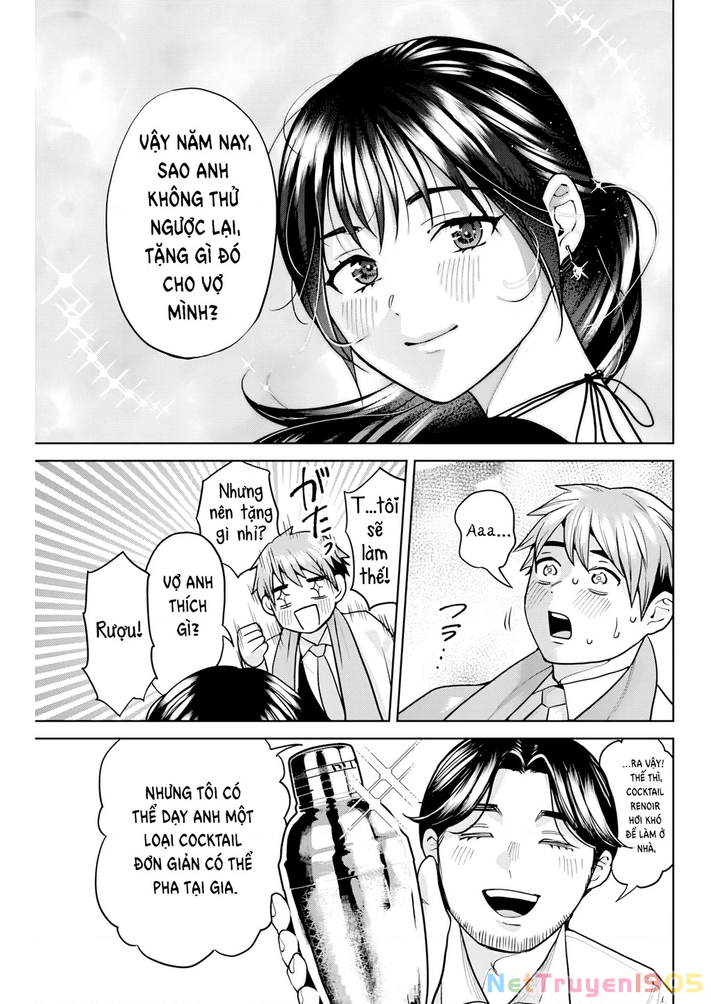 Thưởng rượu đêm khuya là bí quyết để giữ gìn hạnh phúc hôn nhân. Chapter 3 - 10