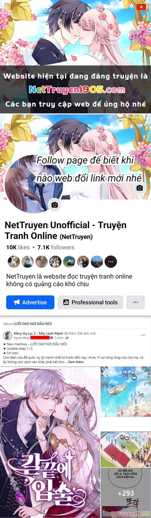 Đôi Môi Trên Lưỡi Dao Chapter 2.1 - 1