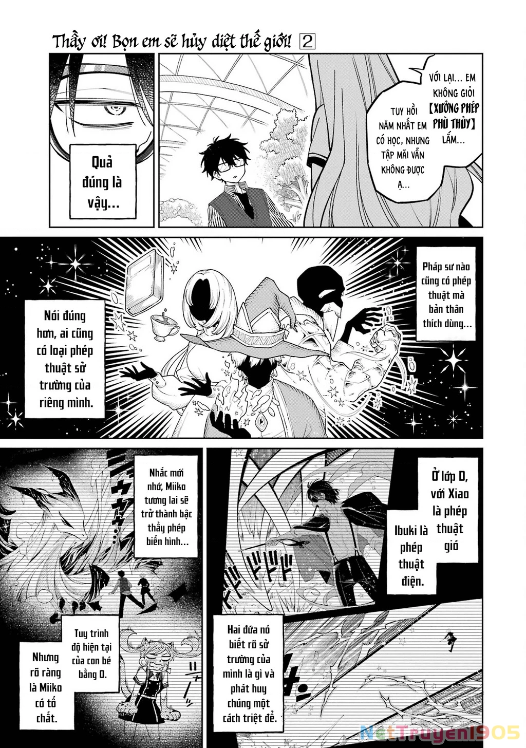 Thầy ơi! Bọn em sẽ hủy diệt thế giới! Chapter 9 - 35