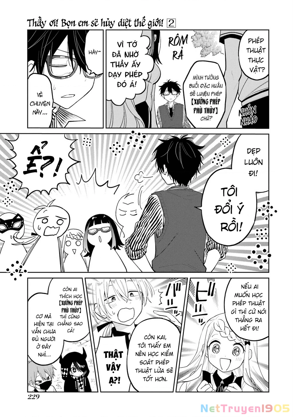 Thầy ơi! Bọn em sẽ hủy diệt thế giới! Chapter 9 - 57