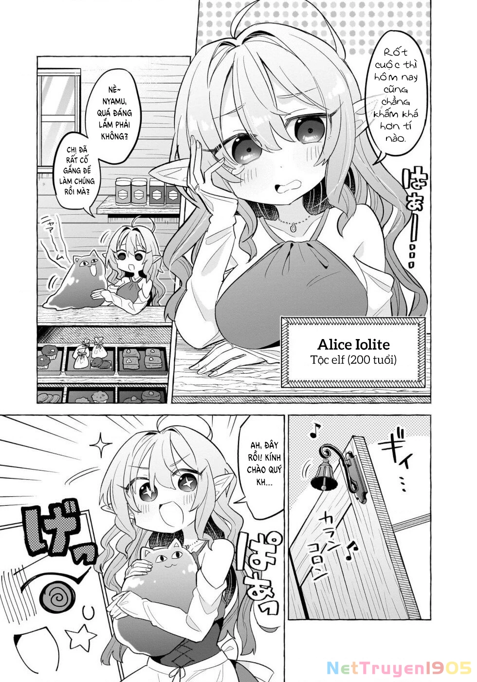 Bánh Ngọt, Elf, Và Nữ Sinh Trung Học Chapter 1 - 4