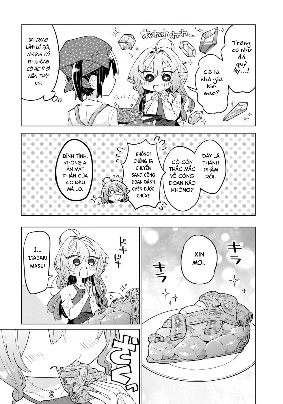 Bánh Ngọt, Elf, Và Nữ Sinh Trung Học Chapter 1 - 24