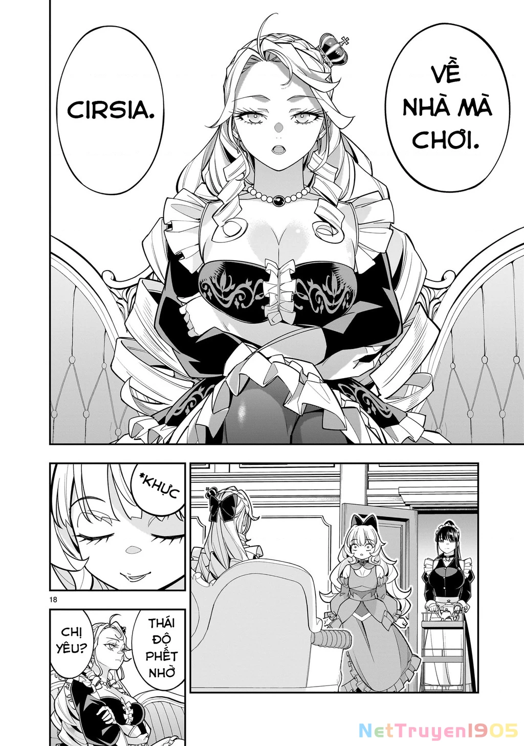 Sau khi trở về từ cõi chết, công chúa quyết định lập harem yuri để sinh tồn Chapter 8 - 19