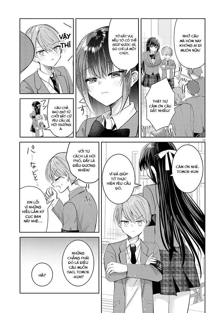 Kotowarenai Kaichou Wa Tomoe-Kun Ni Dake Shite Agetai Chapter 1 - 14