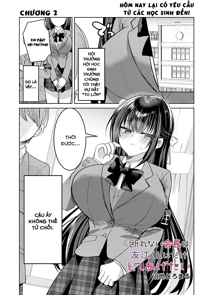 Kotowarenai Kaichou Wa Tomoe-Kun Ni Dake Shite Agetai Chapter 2 - 2