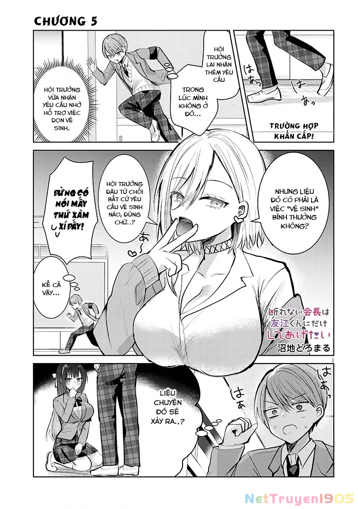 Kotowarenai Kaichou Wa Tomoe-Kun Ni Dake Shite Agetai Chapter 5 - 2