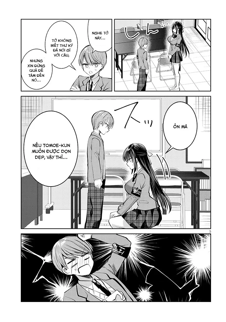 Kotowarenai Kaichou Wa Tomoe-Kun Ni Dake Shite Agetai Chapter 5 - 6