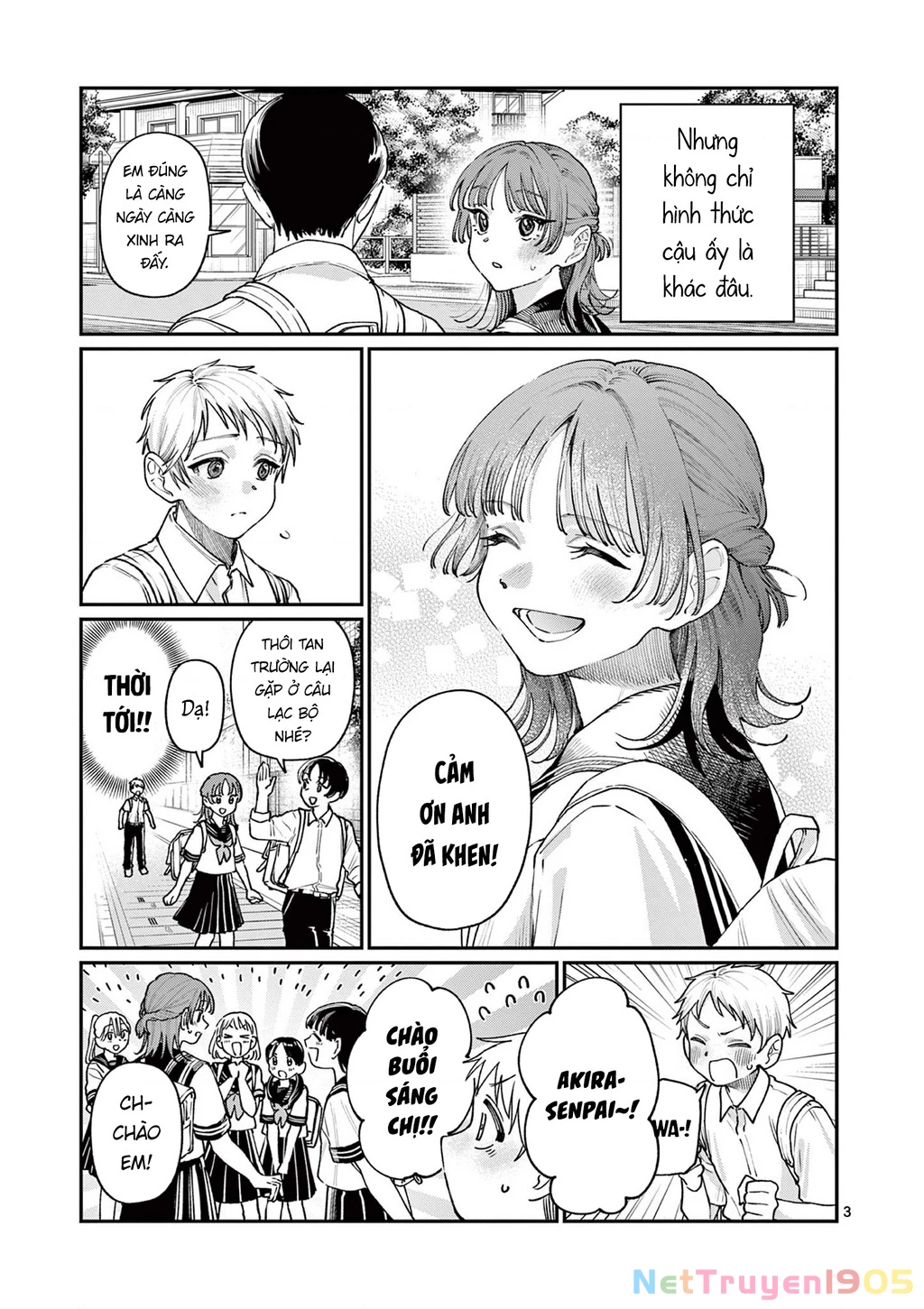 Tình yêu màu Lam nhà Wakaba Chapter 27 - 3