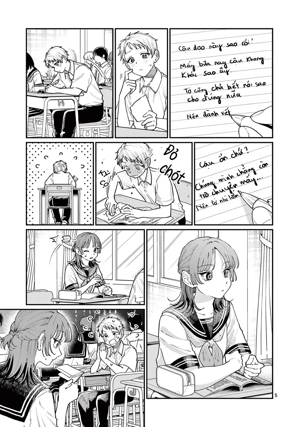 Tình yêu màu Lam nhà Wakaba Chapter 27 - 5