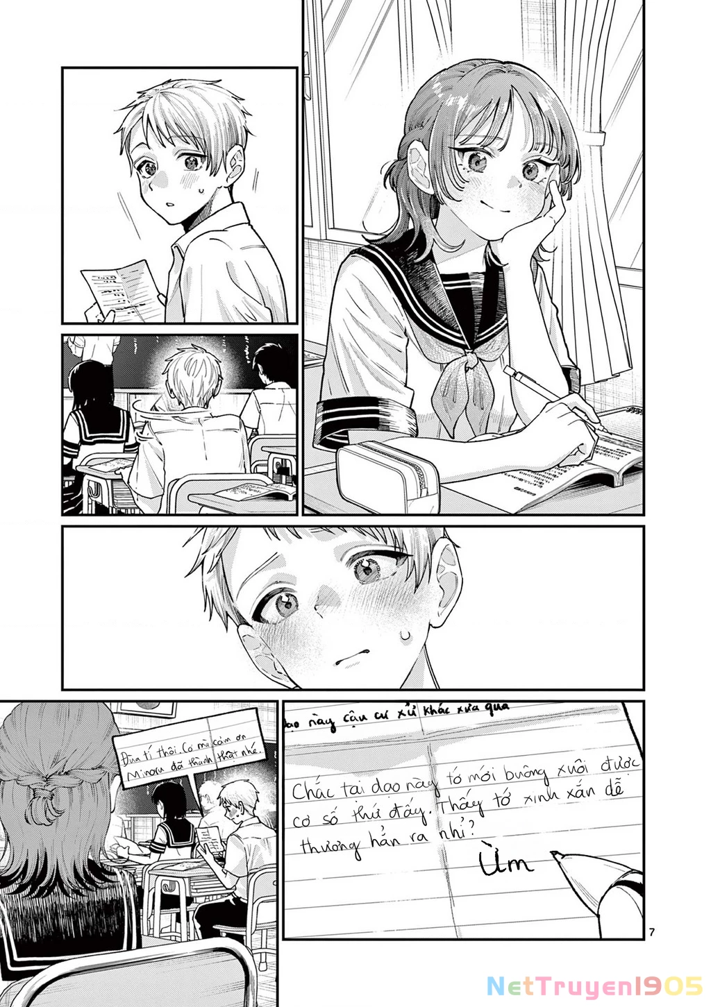 Tình yêu màu Lam nhà Wakaba Chapter 27 - 7