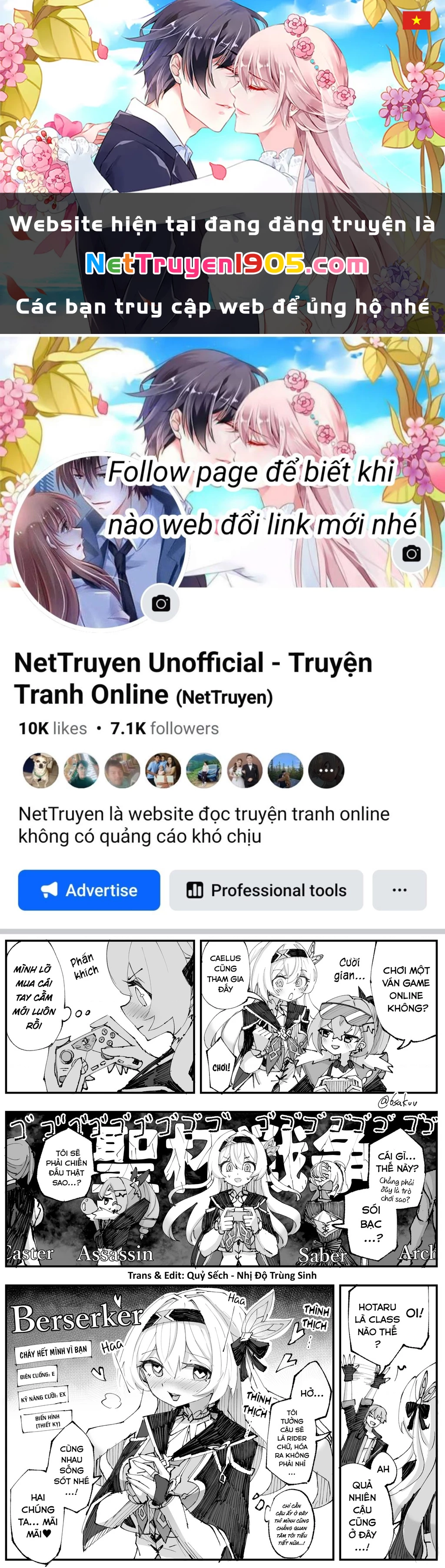 Tuyển tập truyện dịch của Page có hứng thì dịch Doujinshi Chapter 954 - 1