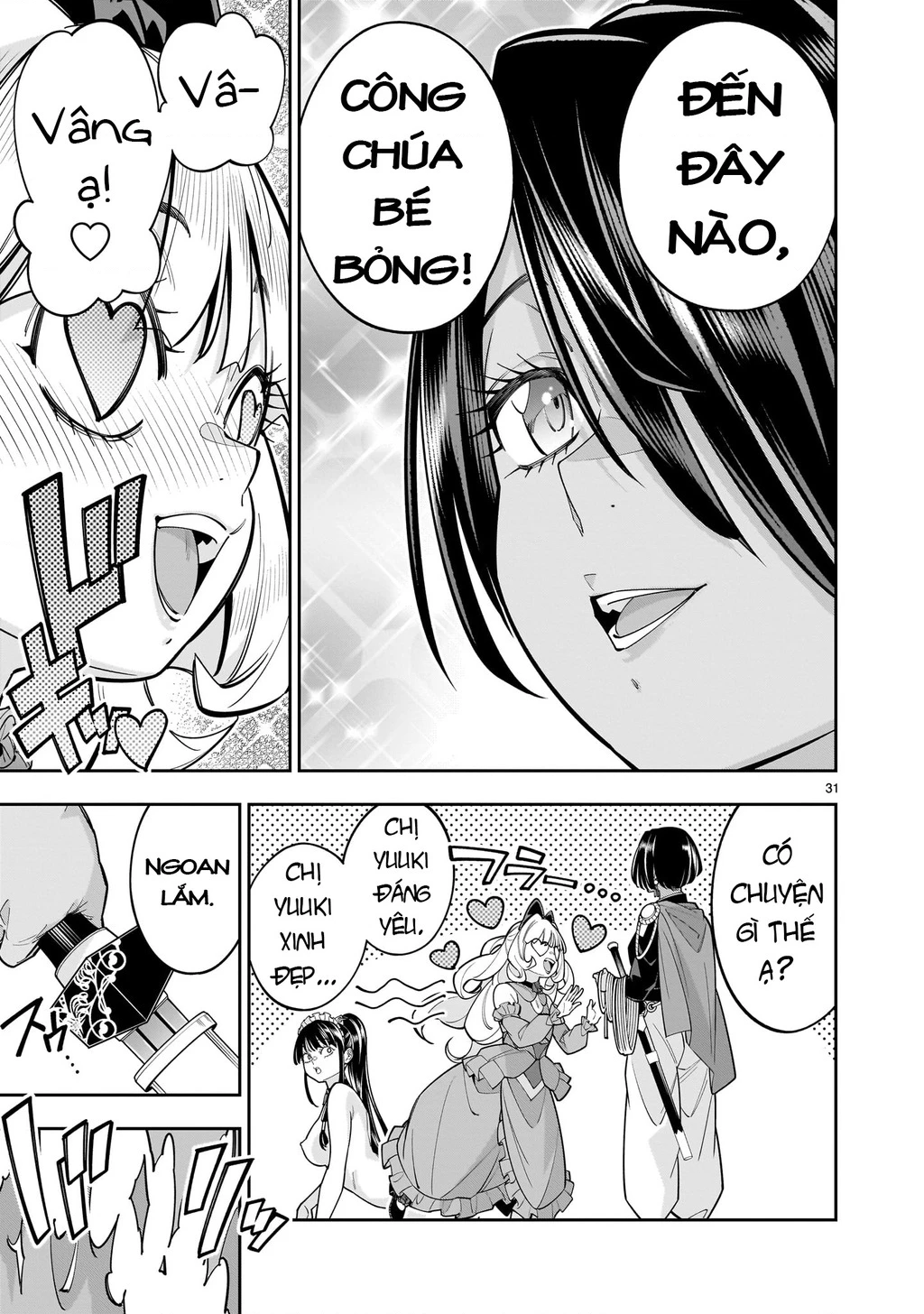 Sau khi trở về từ cõi chết, công chúa quyết định lập harem yuri để sinh tồn Chapter 9 - 32