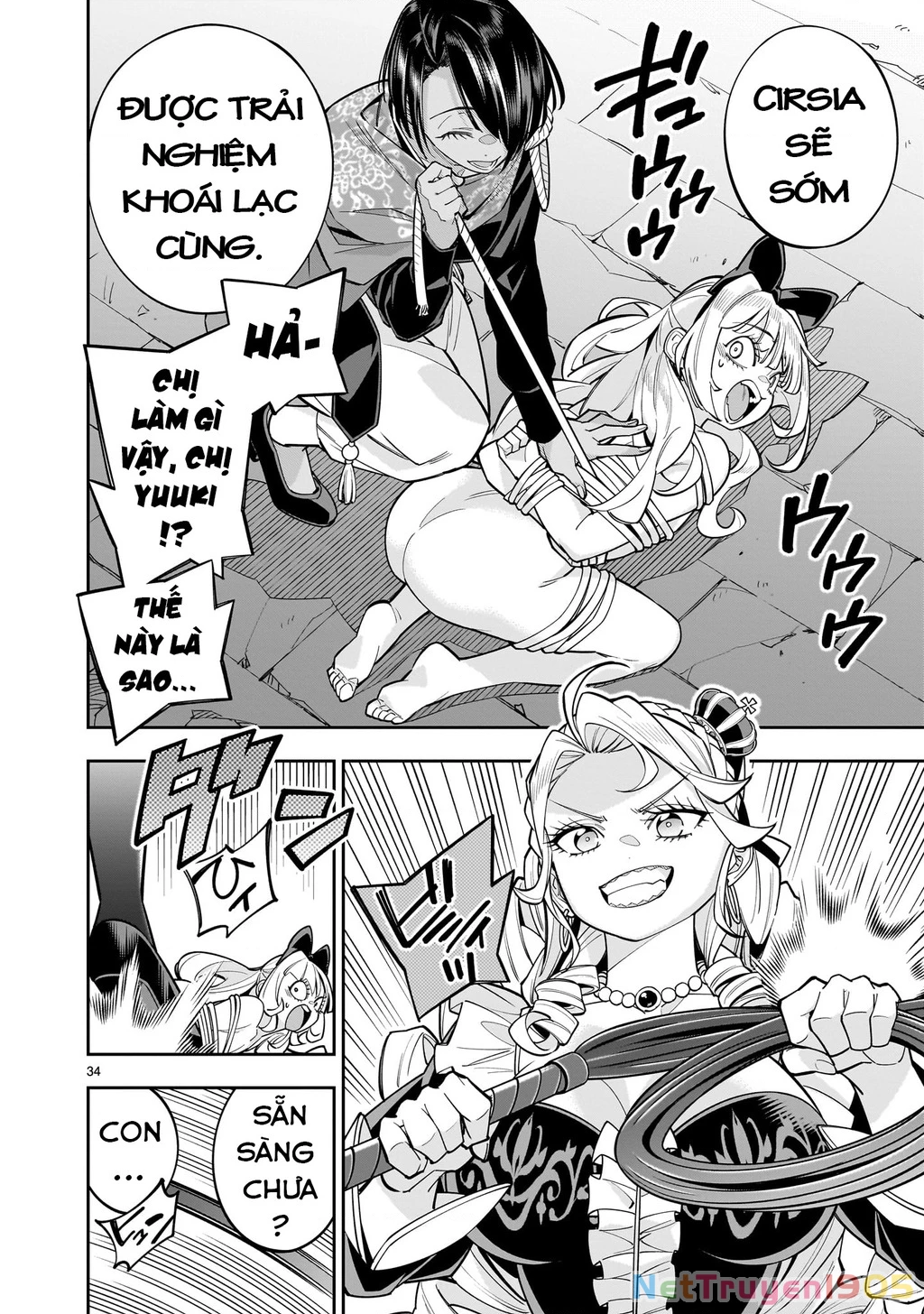 Sau khi trở về từ cõi chết, công chúa quyết định lập harem yuri để sinh tồn Chapter 9 - 35
