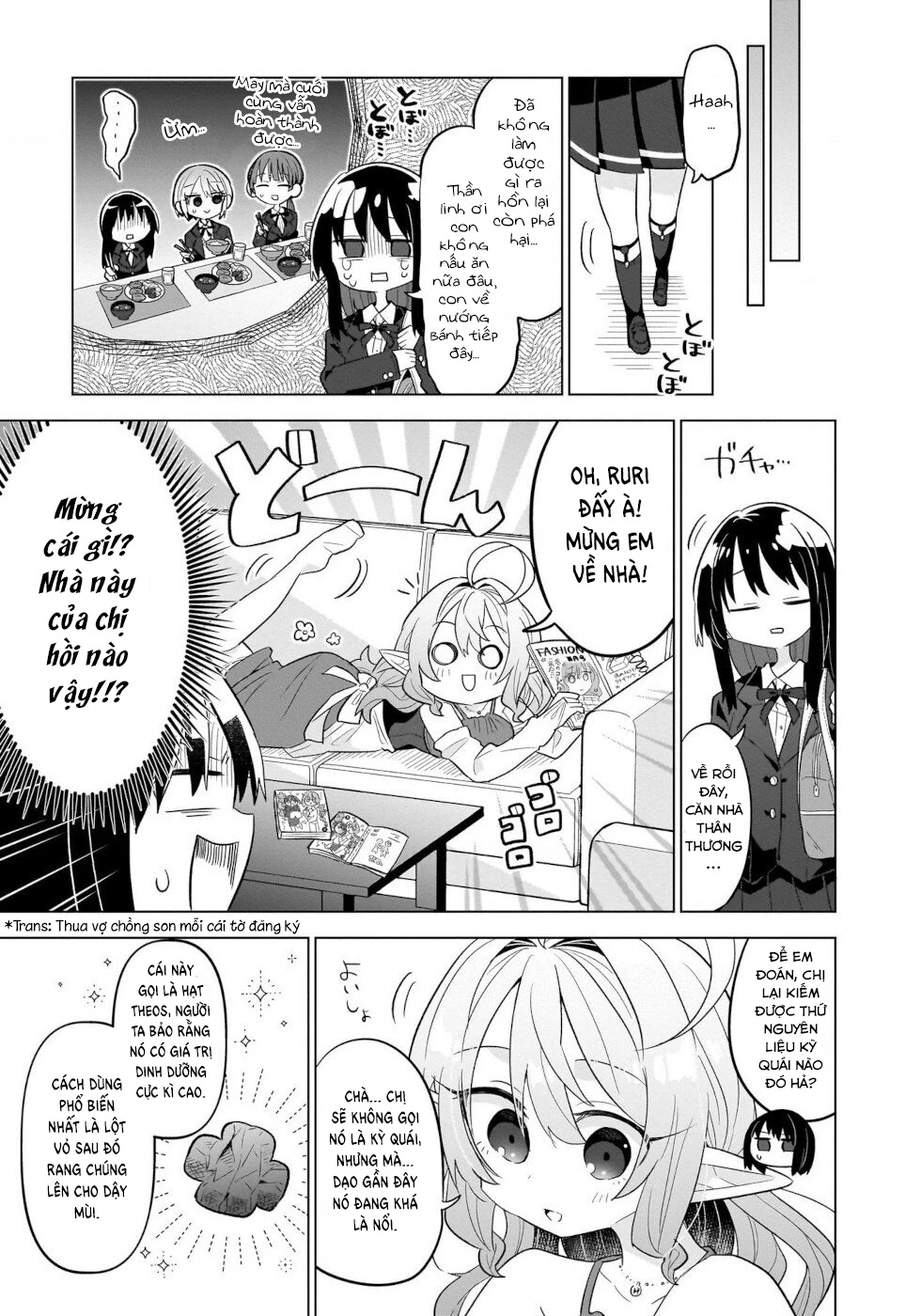 Bánh Ngọt, Elf, Và Nữ Sinh Trung Học Chapter 7 - 5