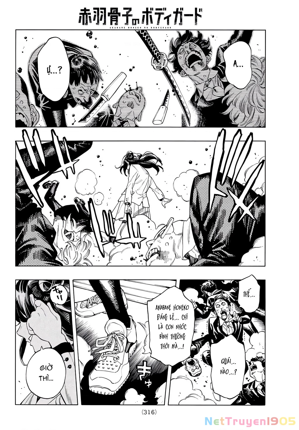 Vệ Sĩ Của Akabane Honeko Chapter 59 - 16