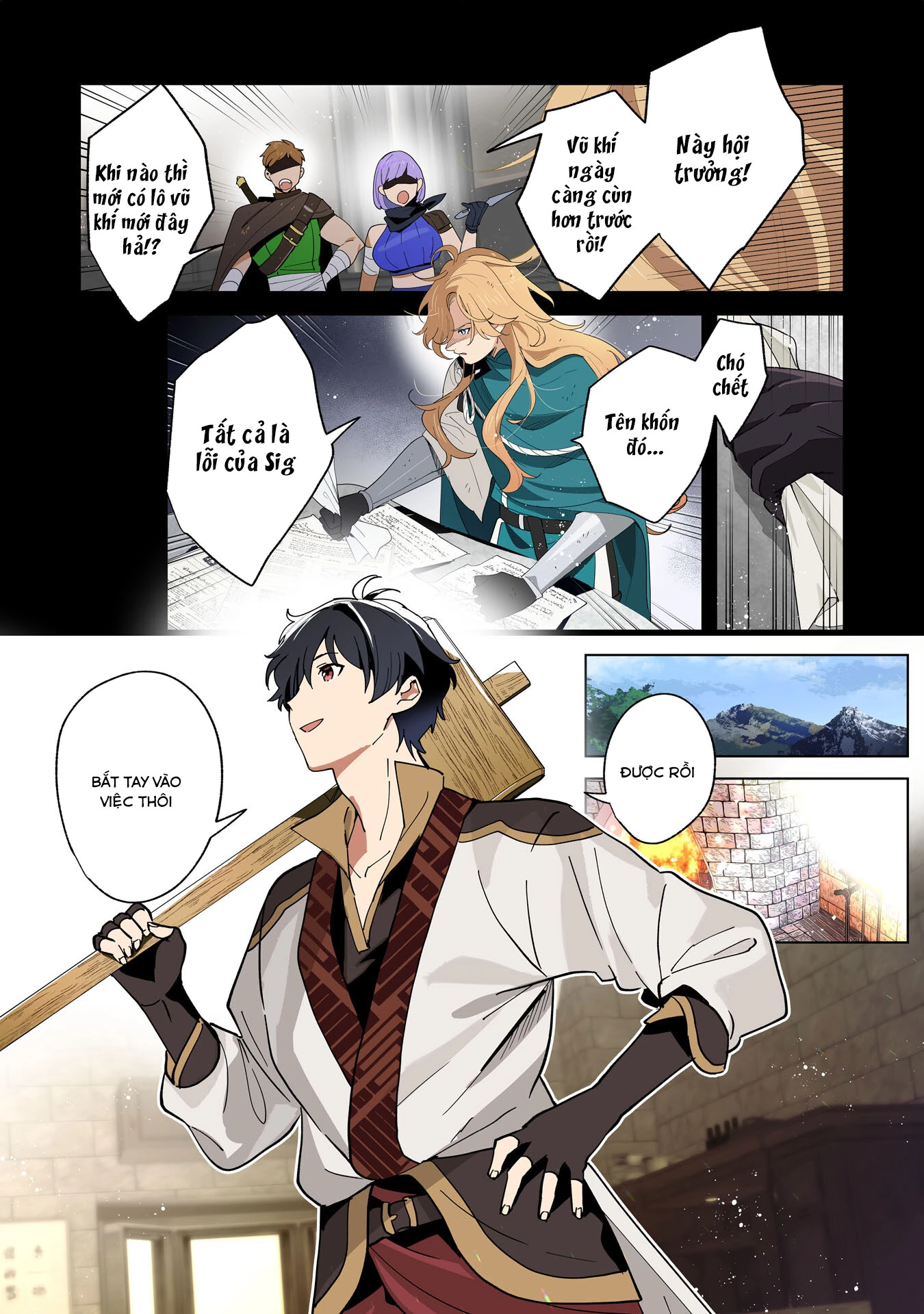 S-Kyuu Guild Wo Ridatsushita Katanakaji No Jiyuu Na Henkyou Slow Life ~Black Guild Kara Kaihousarete Kimama Ni Kaji Shitetara, Densetsu No Matou Ga Umareteimashita~ Chapter 1 - 2