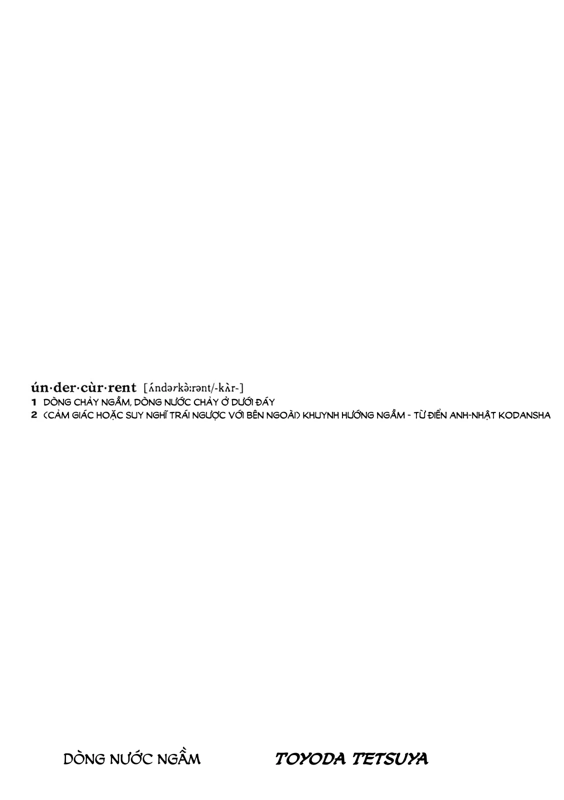 Undercurrent Chapter 1 - 3