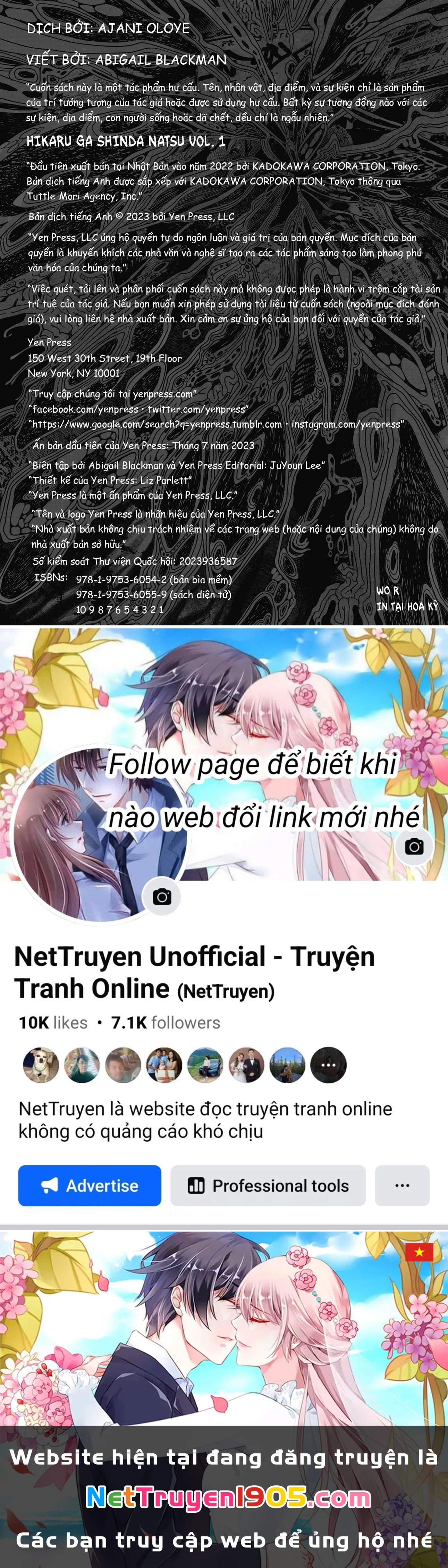 Mùa Hè Hikaru Chết Chapter 11.5 - 19