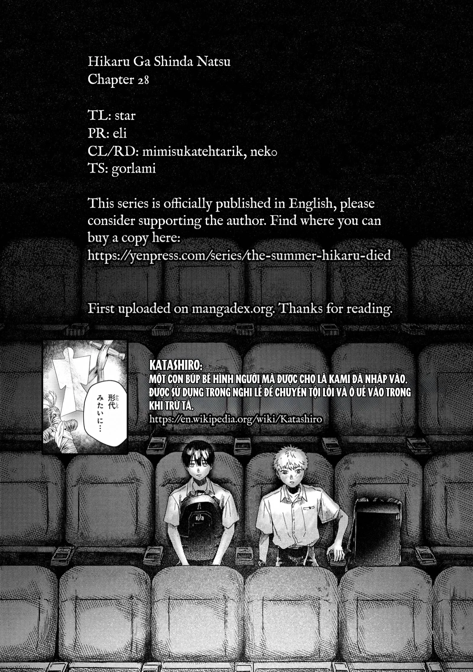 Mùa Hè Hikaru Chết Chapter 28 - 35