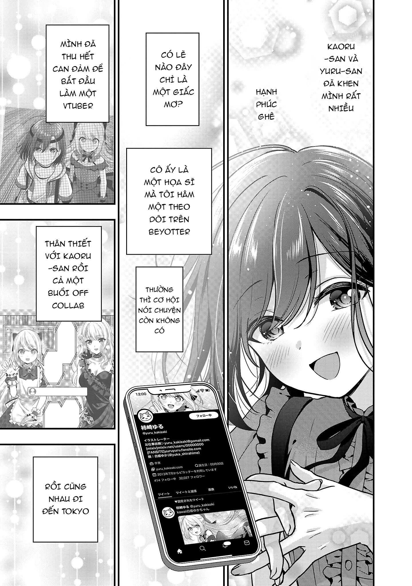 Tuyệt vọng vì thất tình, tôi quyết định trở thành Vtuber vang danh Chapter 15 - 22