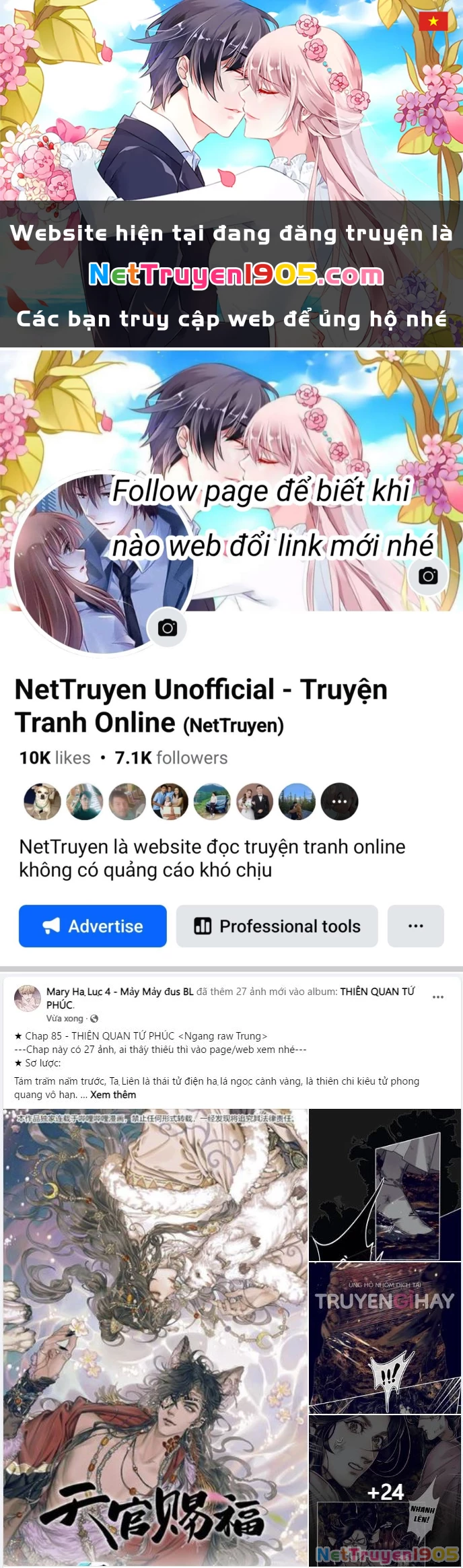 Thiên Quan Tứ Phúc - Bách Vô Cấm Kỵ Chapter 85 - 1