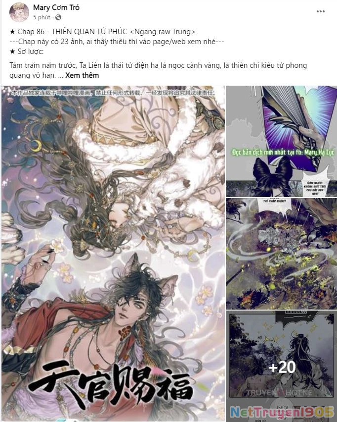 Thiên Quan Tứ Phúc - Bách Vô Cấm Kỵ Chapter 86 - 9